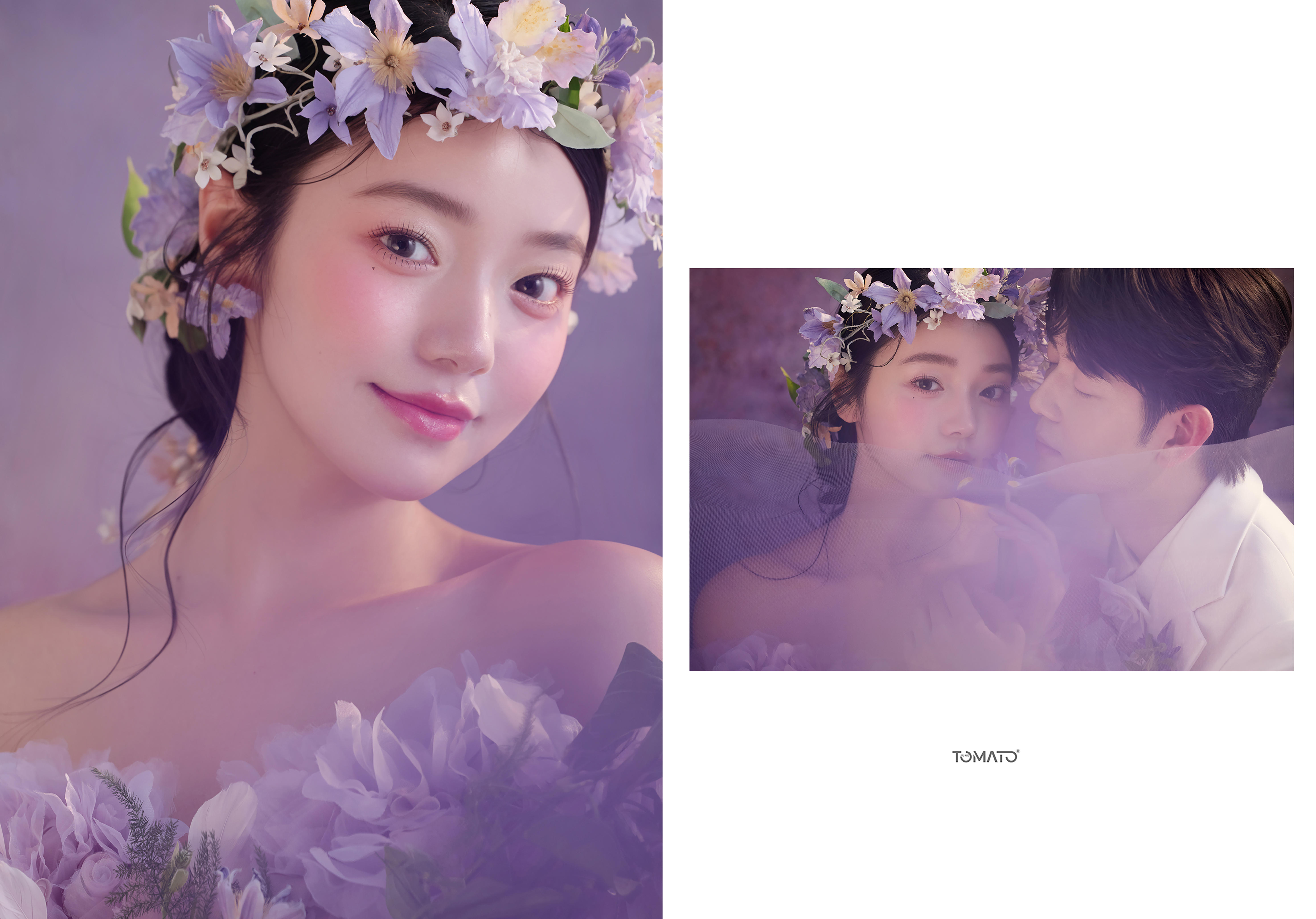 当婚纱照遇上油画风🎨真的绝绝紫💜
