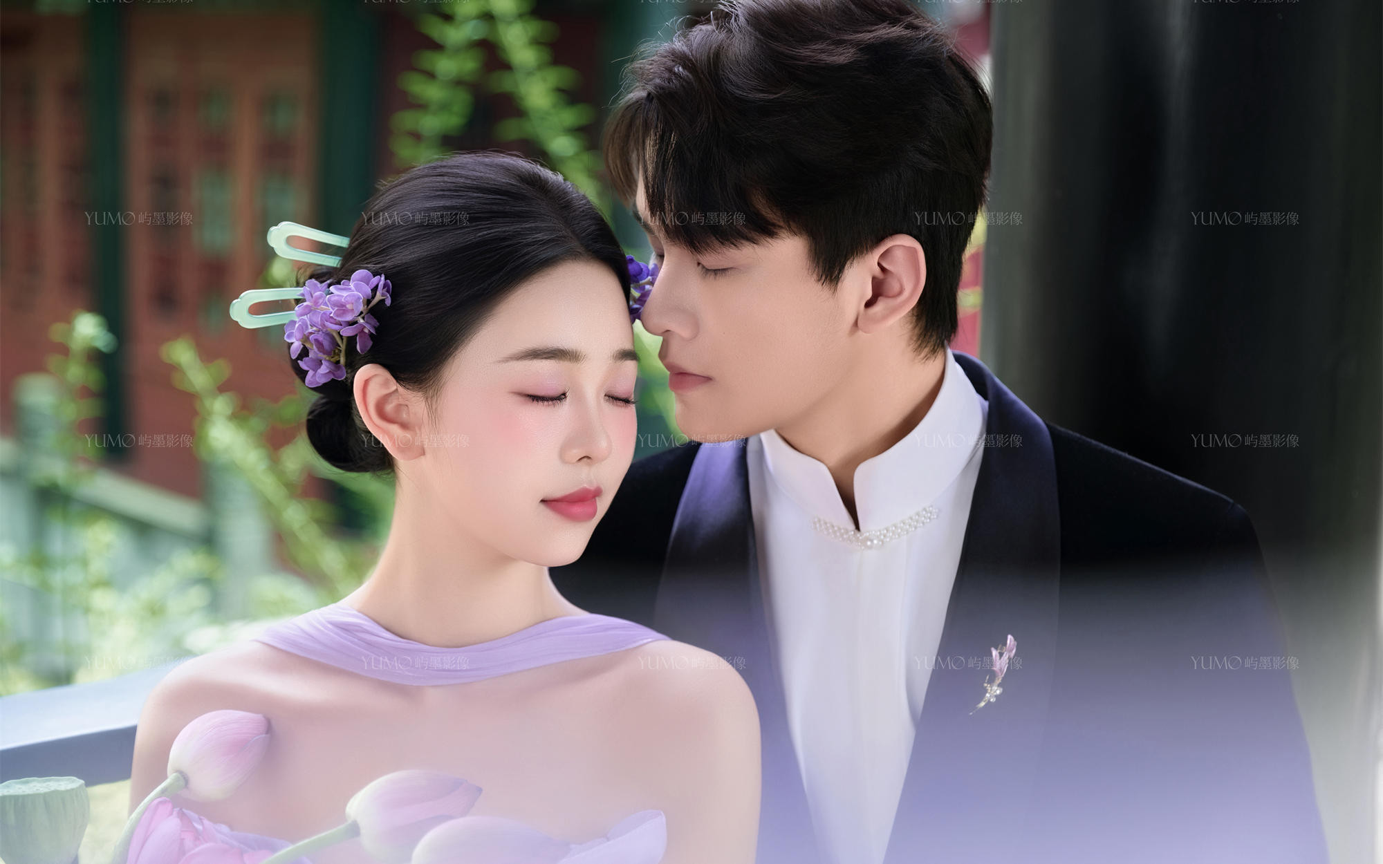 新中式婚照｜古風(fēng)雅致里的清冷女主感