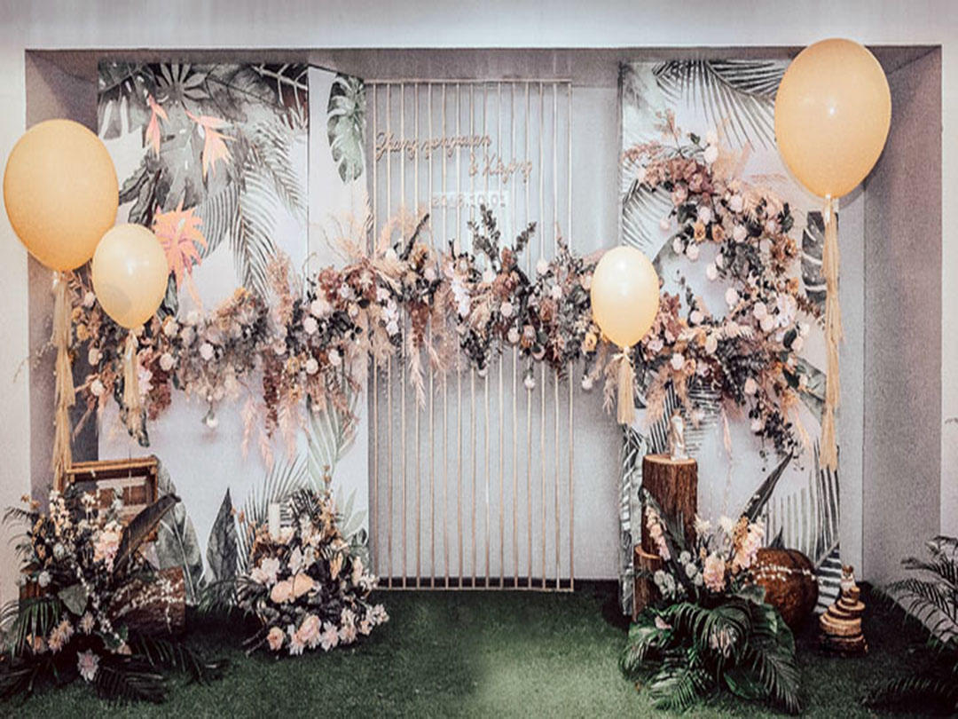 【卡朋宴会定制】 INS风  棕榈叶之夏