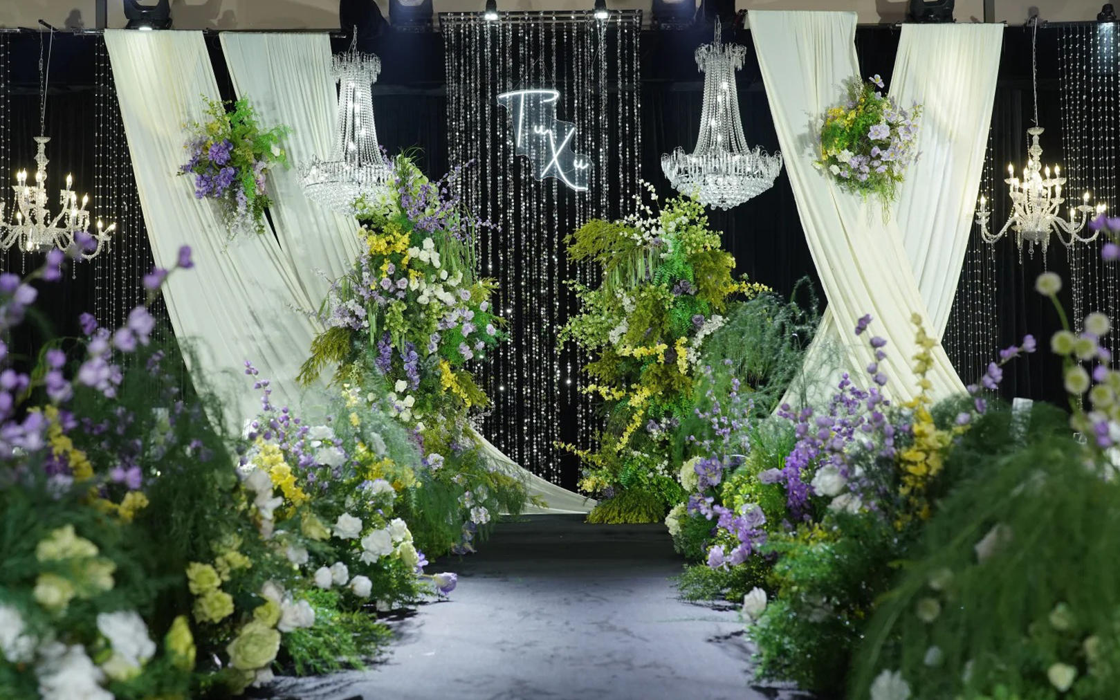 超温柔的小众韩式婚礼现场