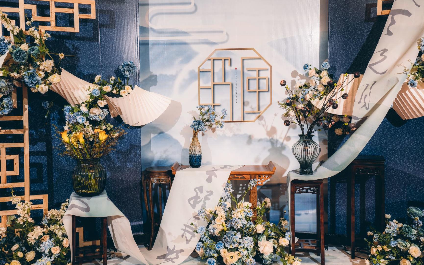 锦玉喜堂聆风主题春夏婚尚发布 唯美古风