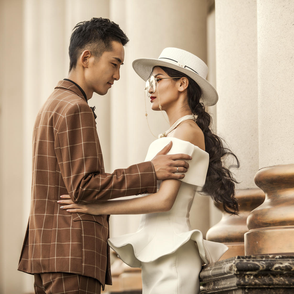 李女士婚纱照拍摄/复古婚纱照