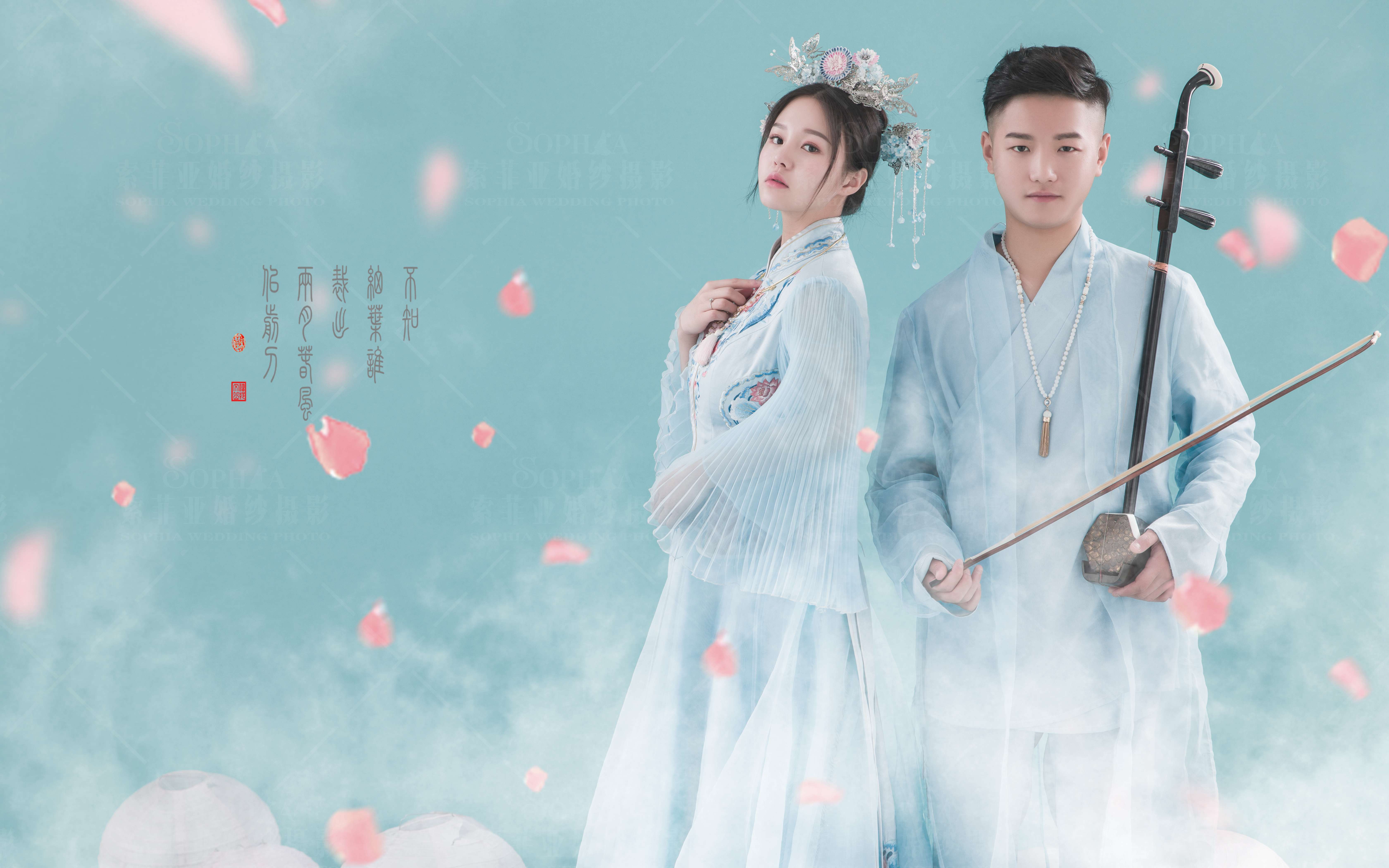 城市轻旅婚照 穿着婚纱去旅行【十服十造+6放大】