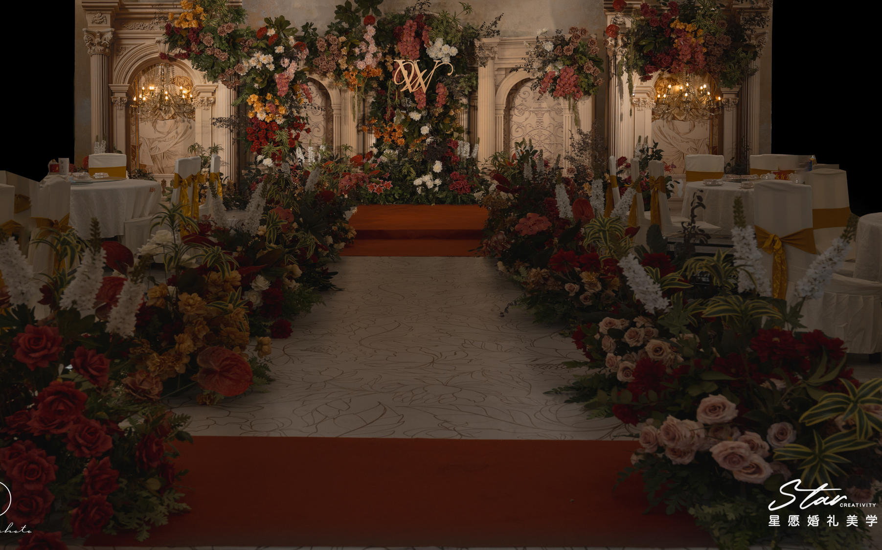 鎏金岁月里的油画婚礼