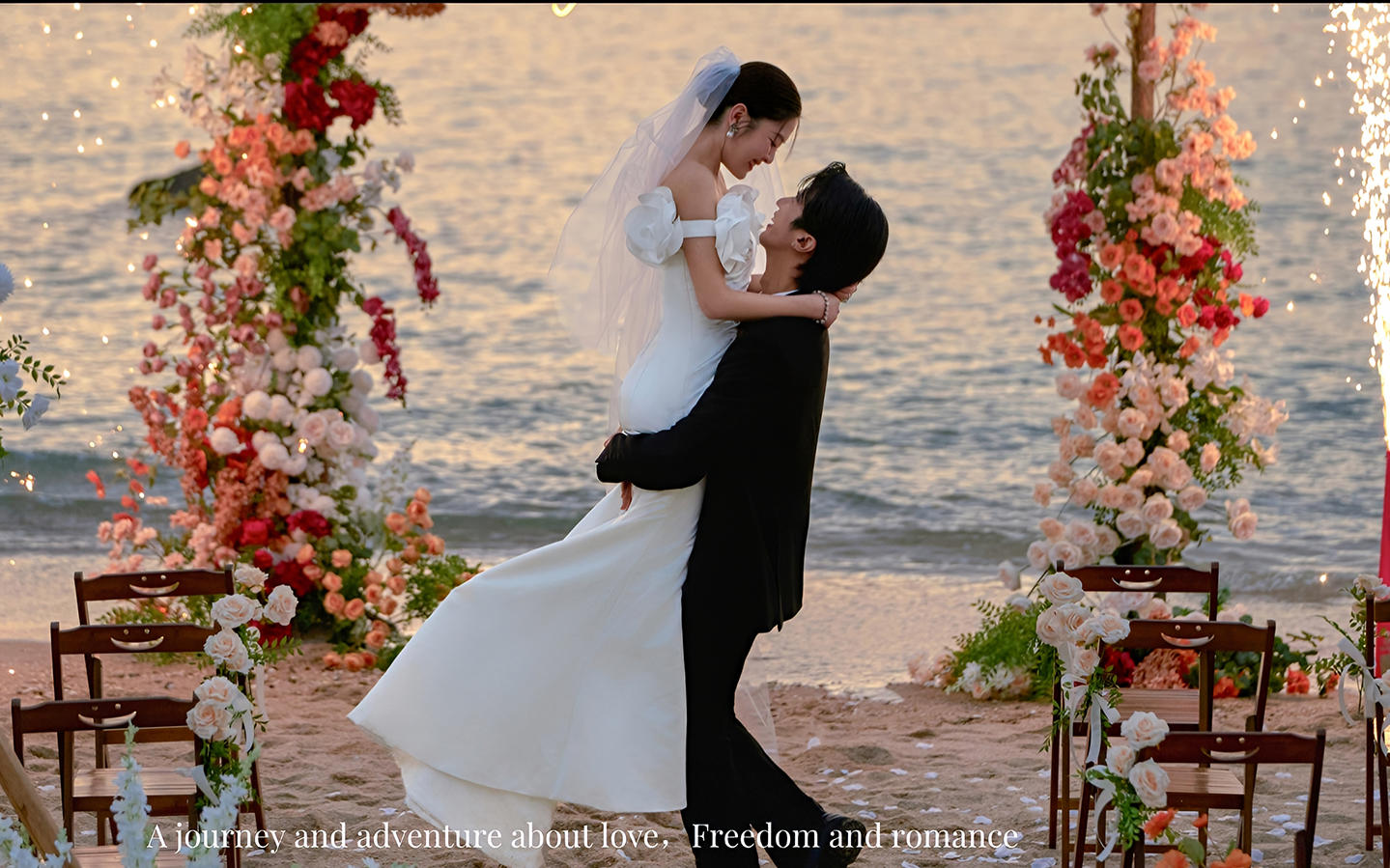 【法式印象】落日 + 吻 + 香檳? 婚照甜超標(biāo)
