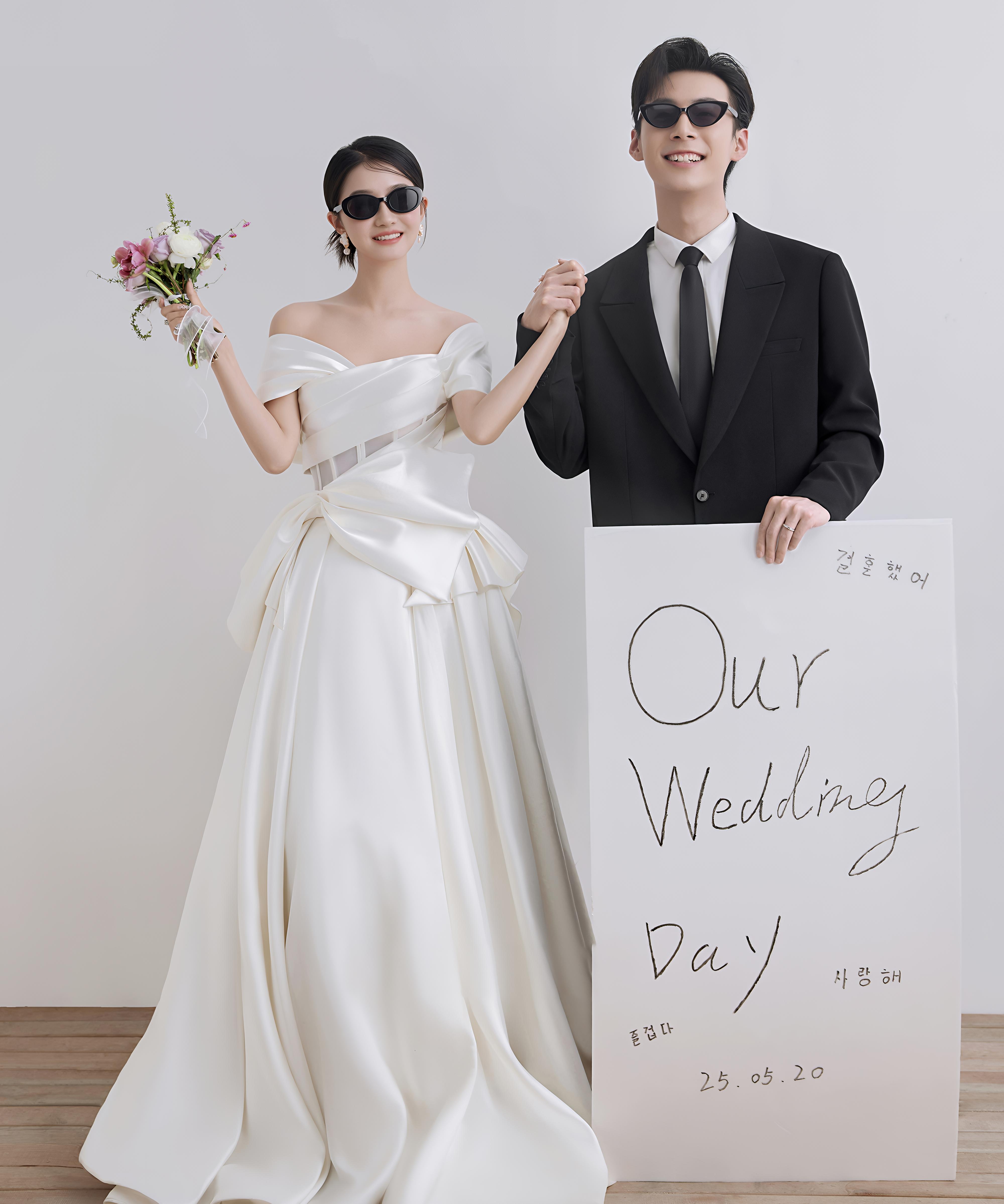 韓劇女主既視感?俏皮可愛的室內婚紗照?