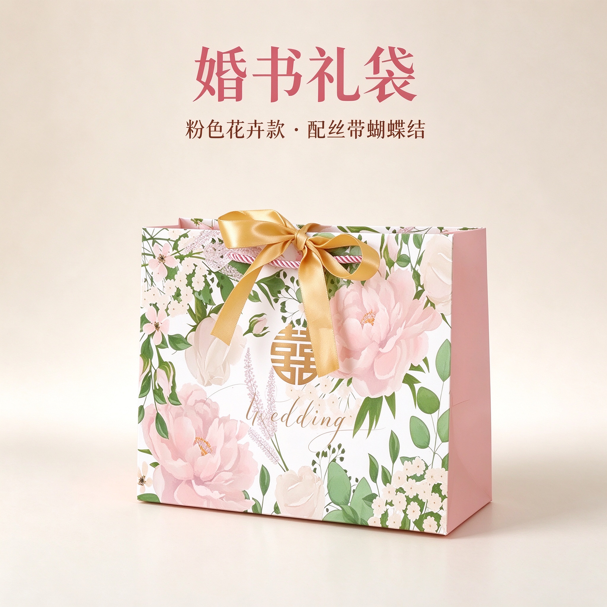 【50个】婚书精品礼袋