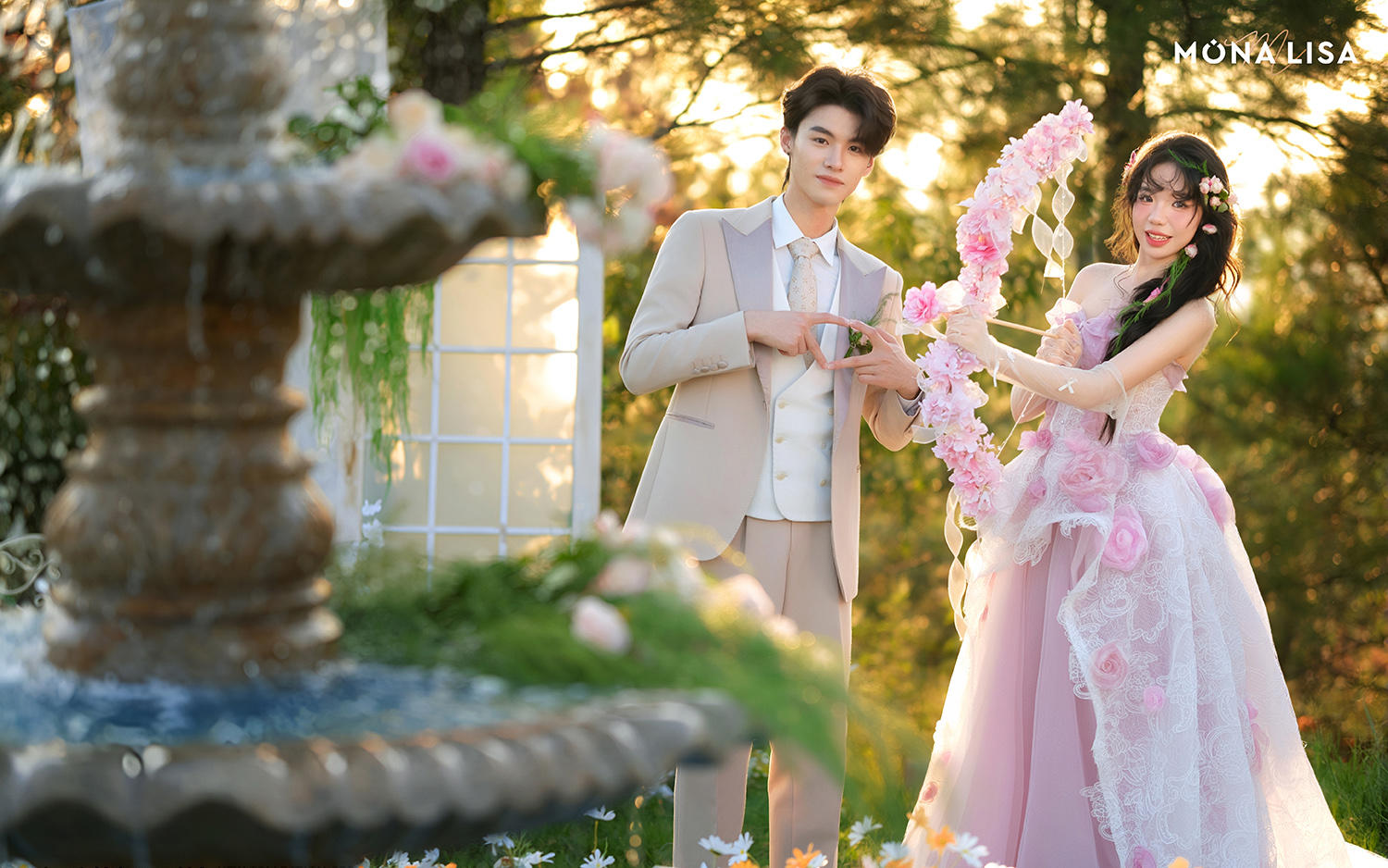 梦幻爱神婚纱照！少女感溢出屏幕啦