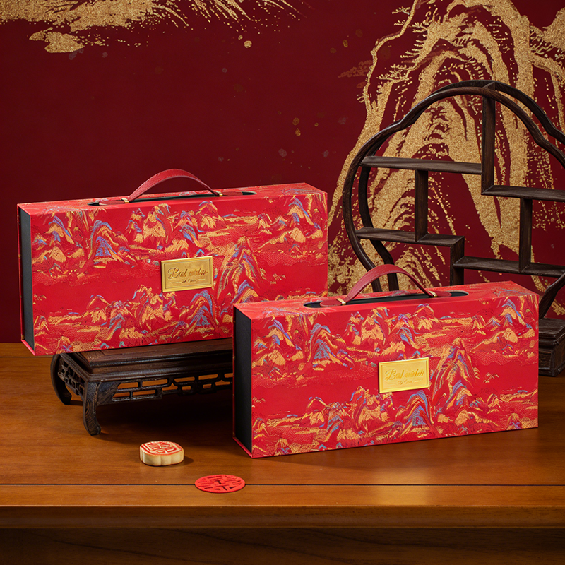 中式国风 良辰吉日高档伴手礼 红色送宾客伴郎伴娘高档礼盒结婚回礼