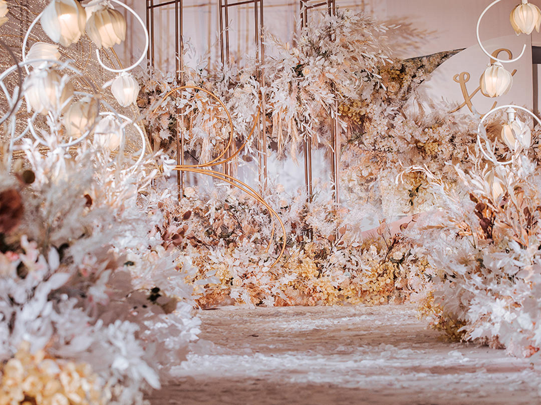 【独角兽婚礼宴会设计】飞蝶的秘密花园-新人避风港