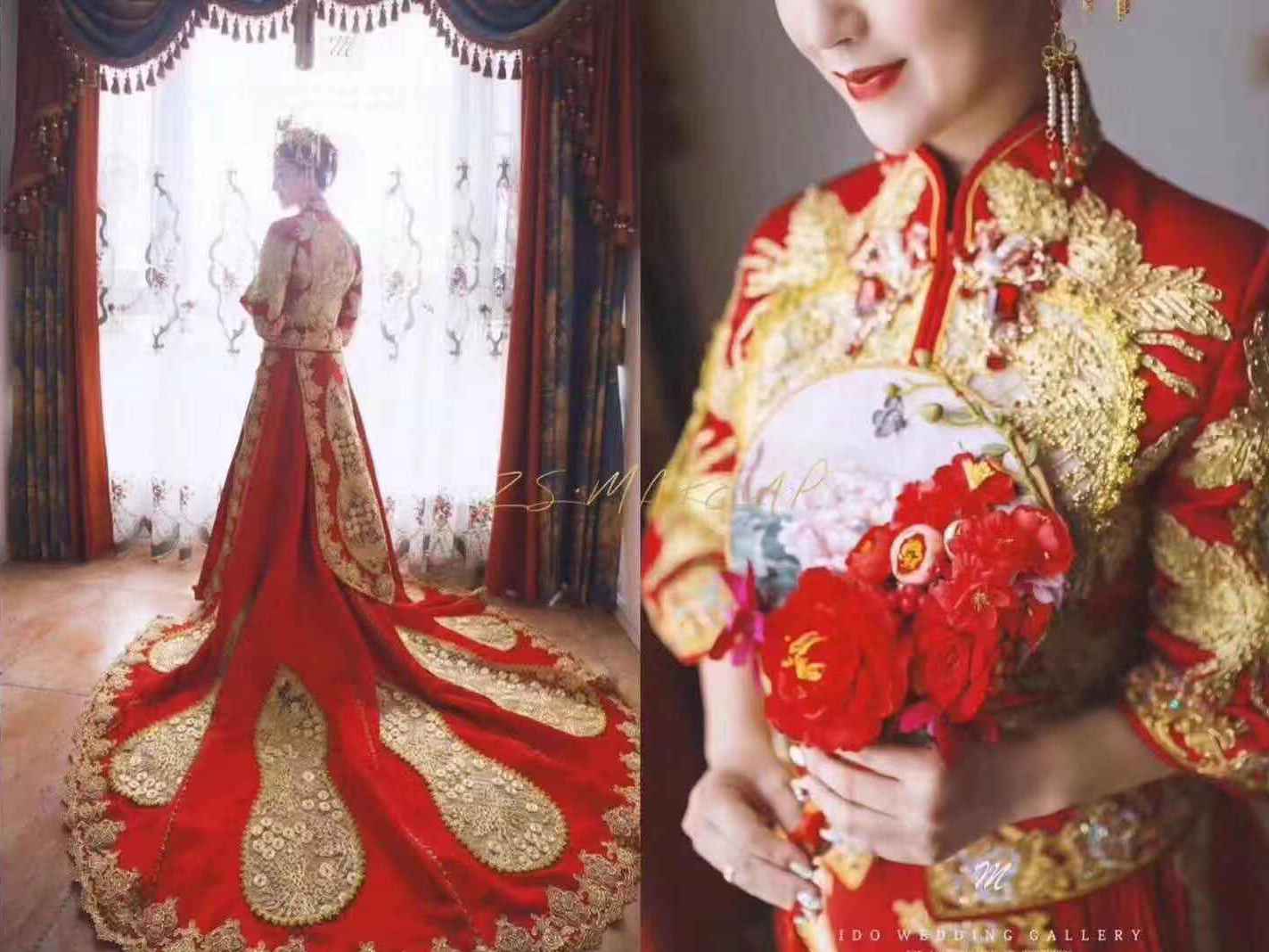 【名妆丽影】梦幻公主系列定制婚纱+秀禾+敬酒服