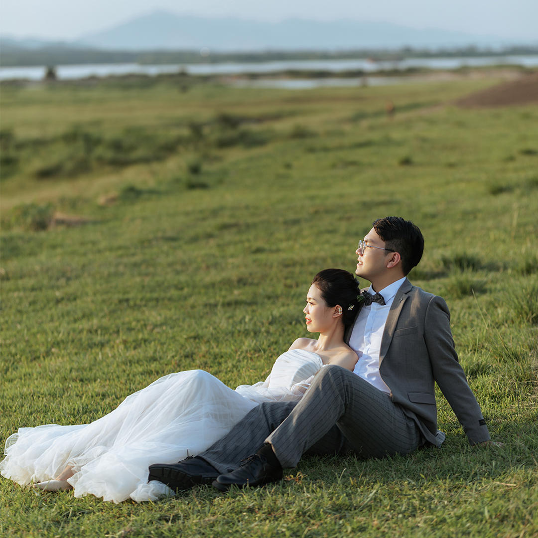 【广州森系草坪婚纱客片】清新日系电影风