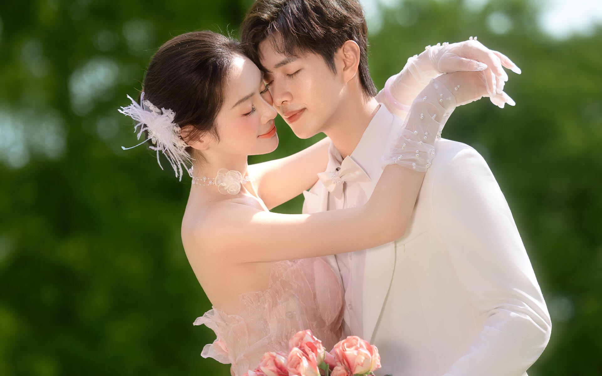 森系浪漫婚纱照