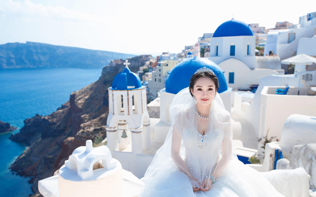 摄先生全球旅拍希腊圣托里尼旅拍婚纱照
