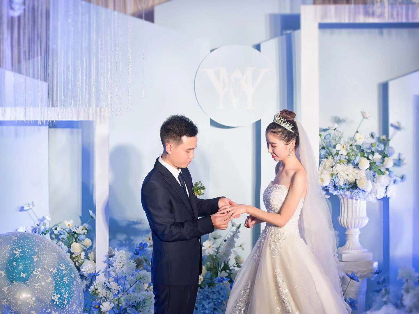 【十里桃花】梦幻浅蓝色系婚礼