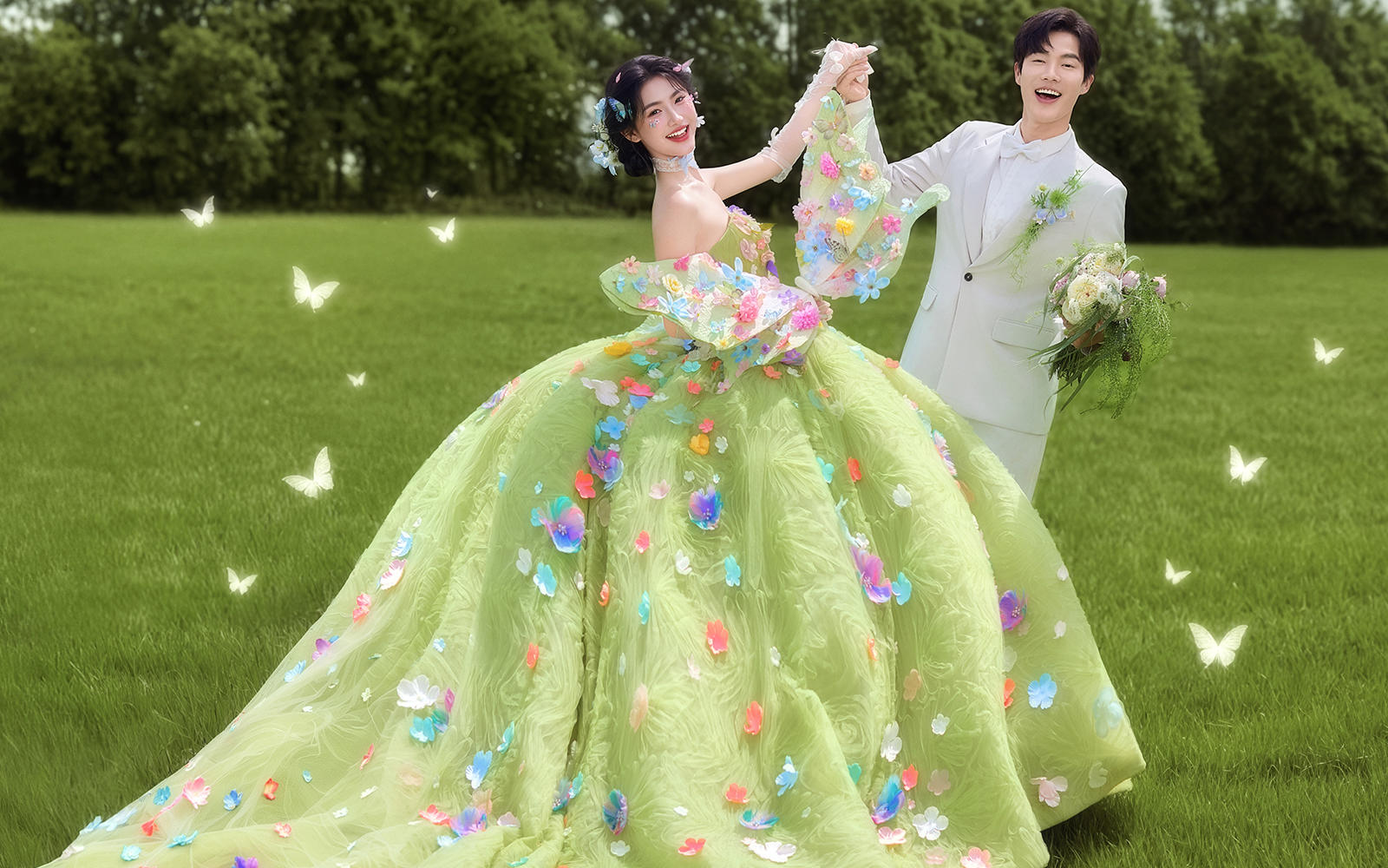 绿野仙踪 | 森系草坪婚纱照