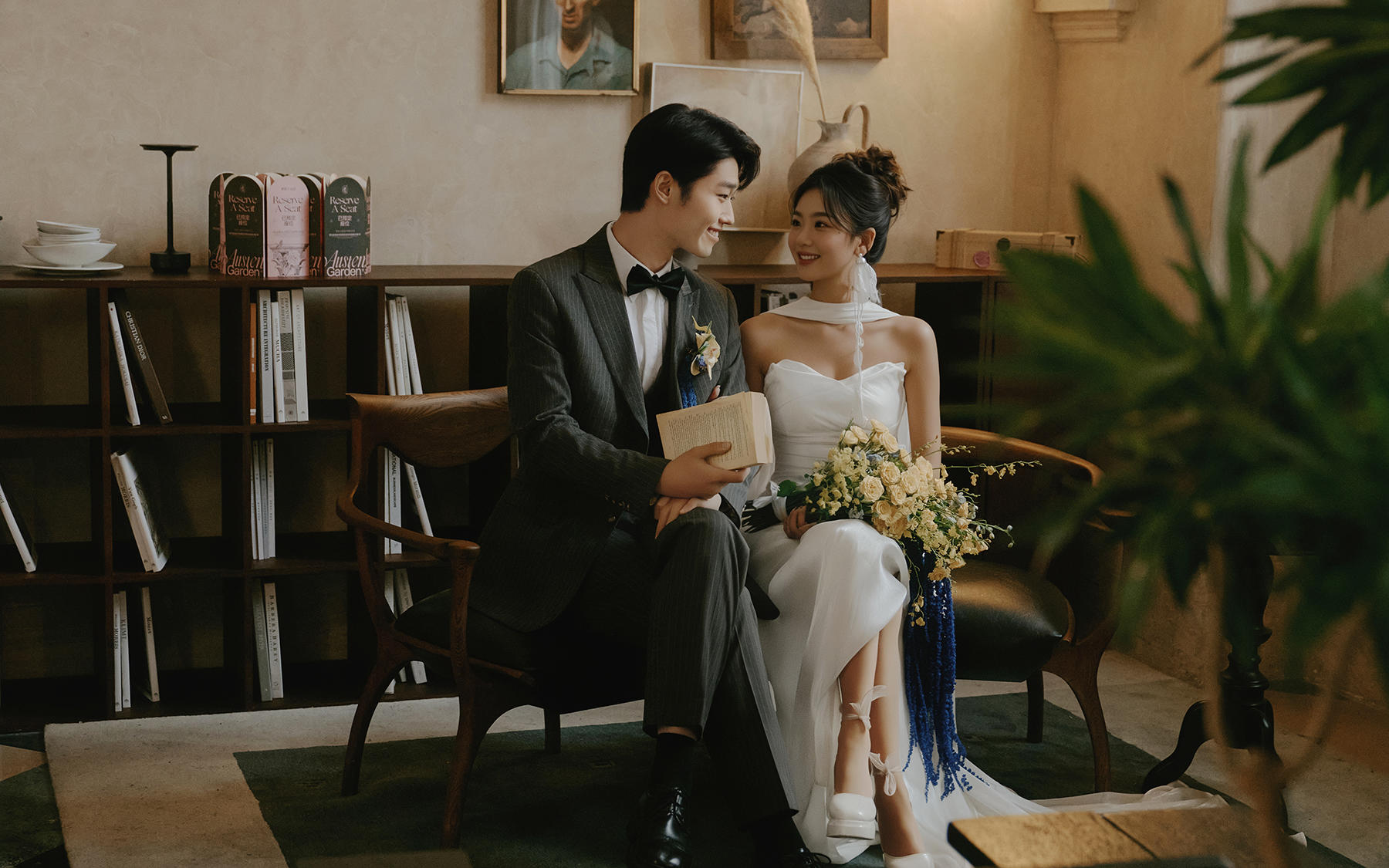 复古氛围感婚纱照，藏着满心欢喜