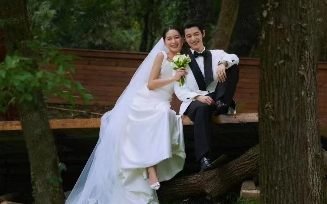 唯美森系婚纱照