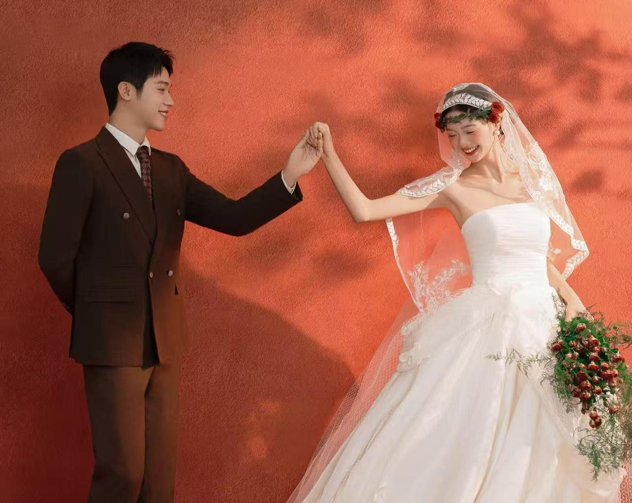 【优格】美出圈的室内法式轻复古婚纱照！真的很喜欢