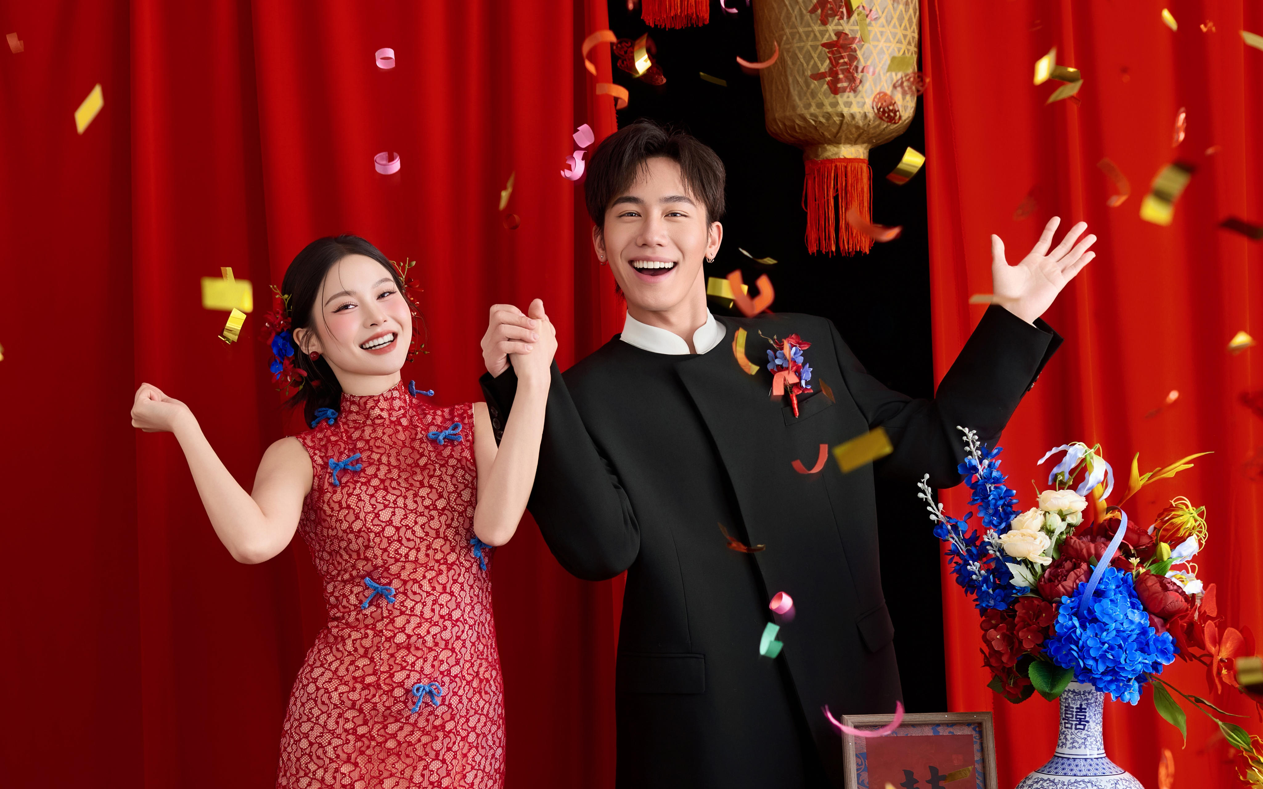 中国新娘才懂的浪漫！新中式婚纱照太喜庆了