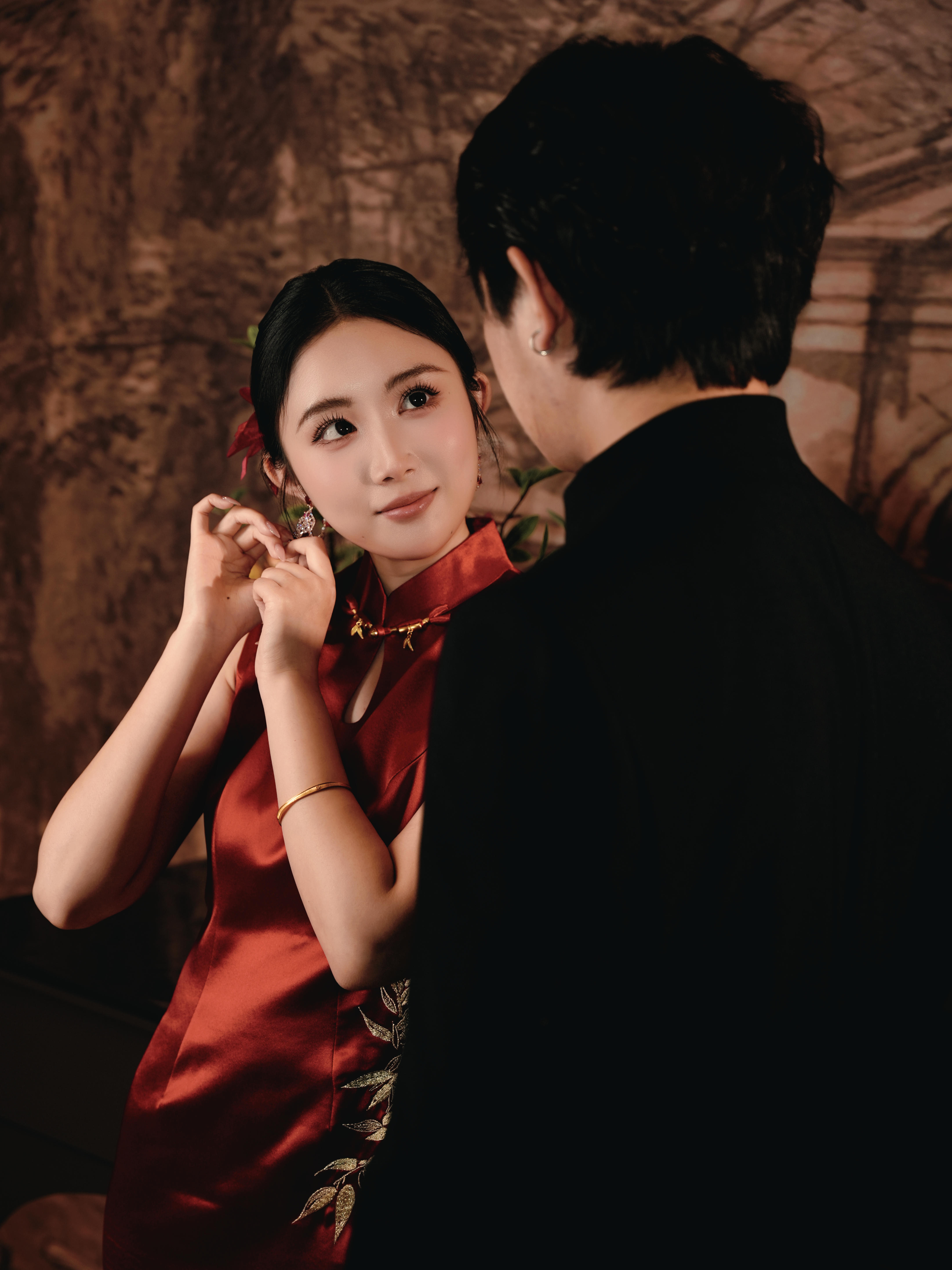 电影感订婚照片