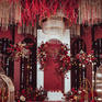 古摄影红绣球婚礼--红色系婚礼