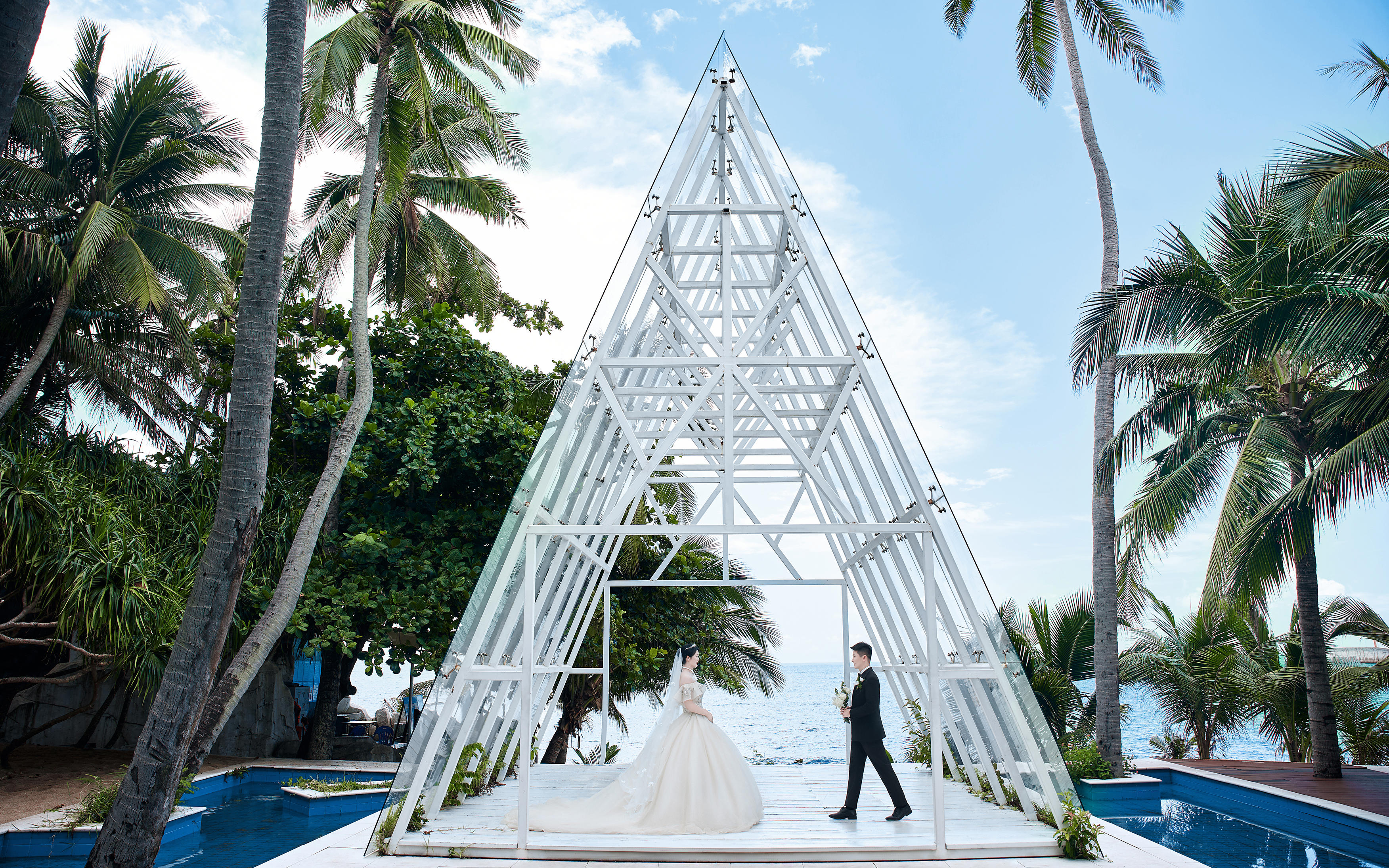 把海风穿成婚纱｜三亚海景婚纱照情绪片