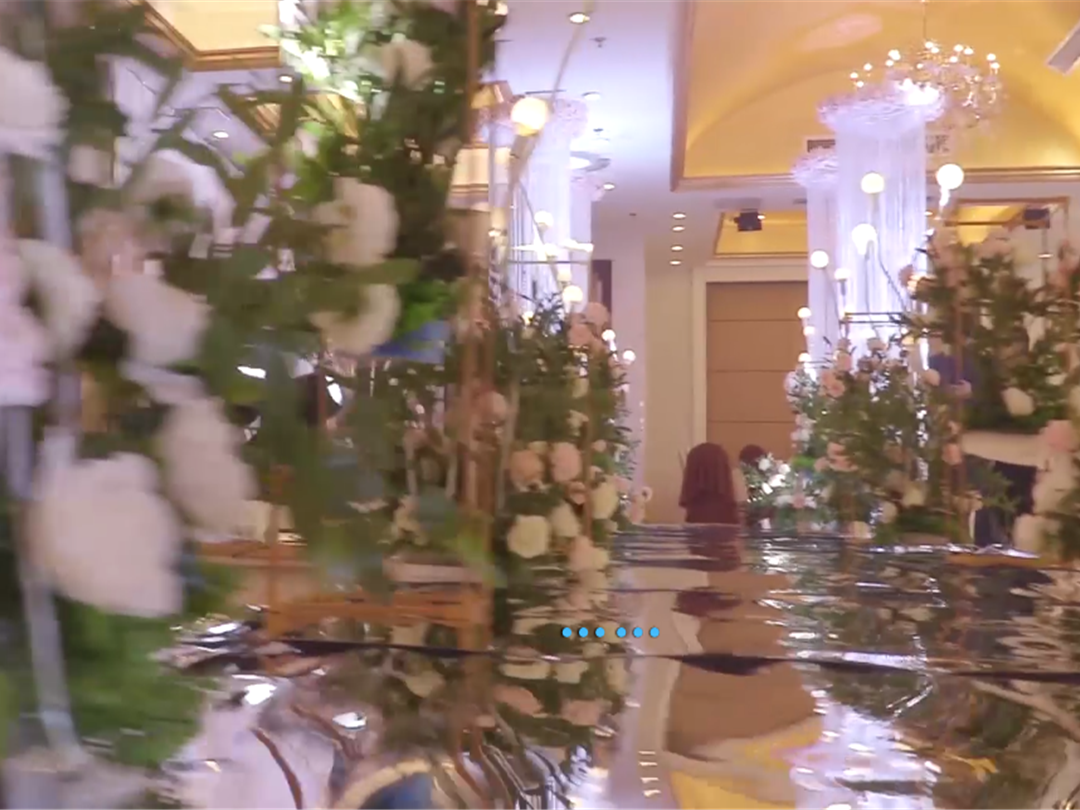 淮北曼哈顿酒店香槟色布置