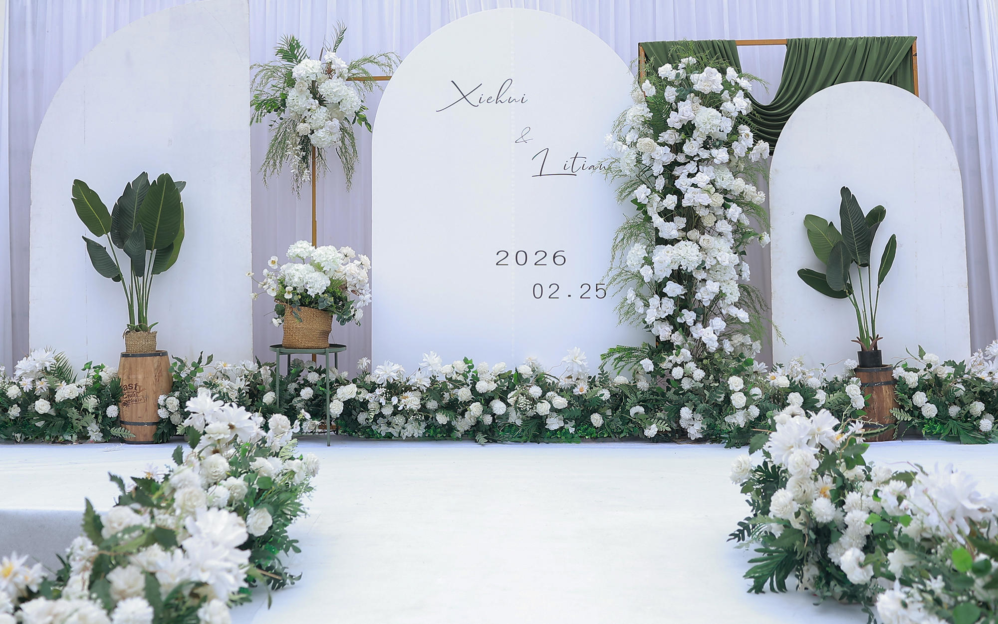 岳池新农村室外小清新婚礼