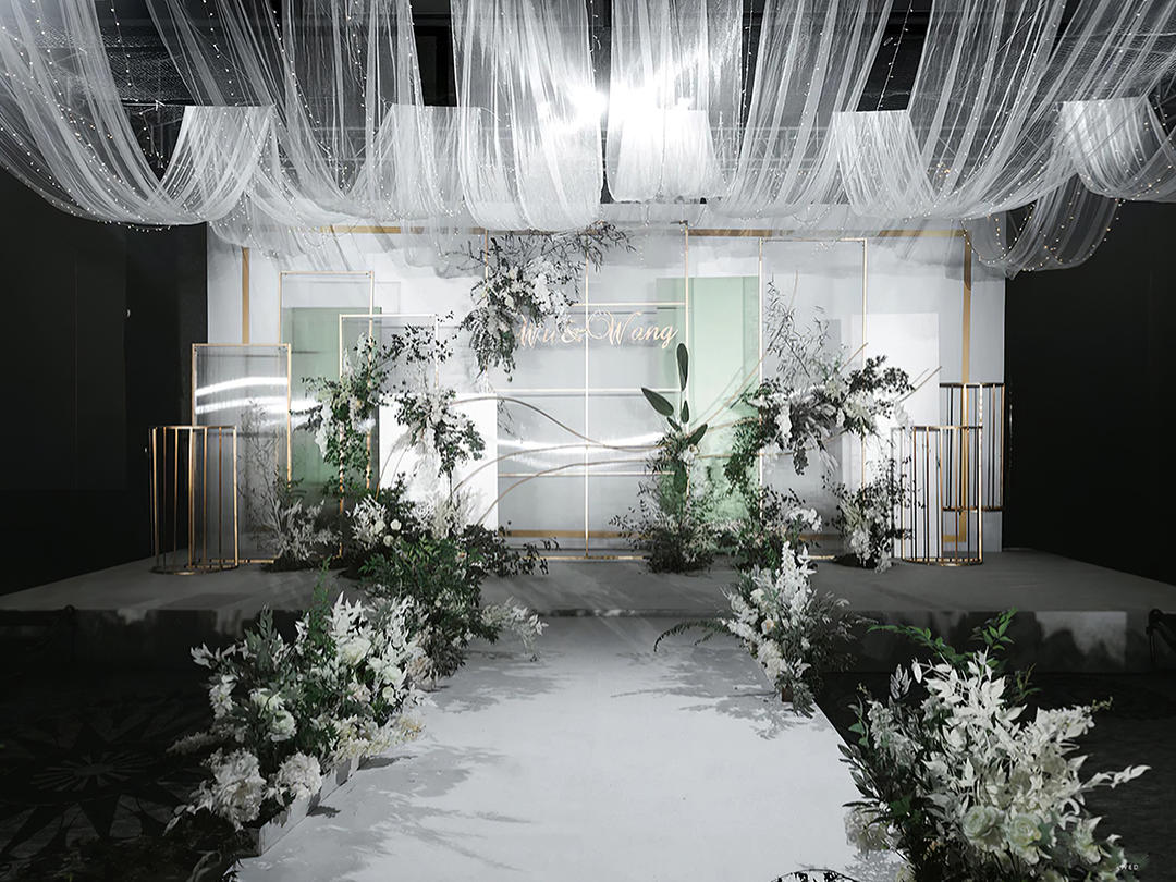 【佳韵一站式婚礼】简约白绿色主题婚礼