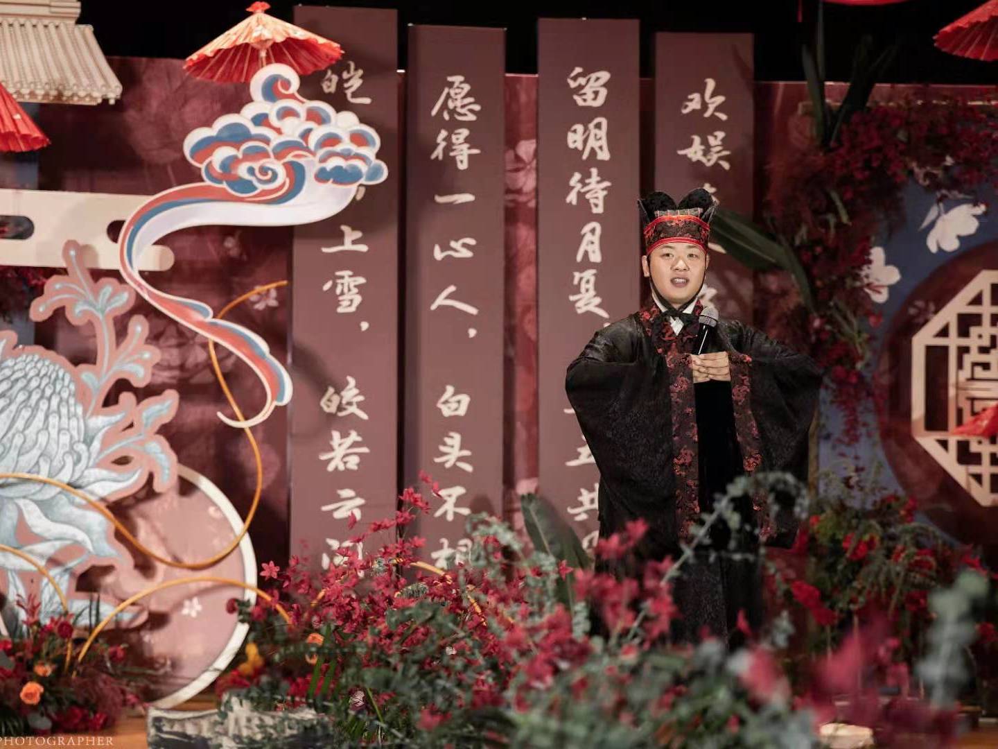 提供：周制、唐制、宋制、明制，各类汉婚主持服务。