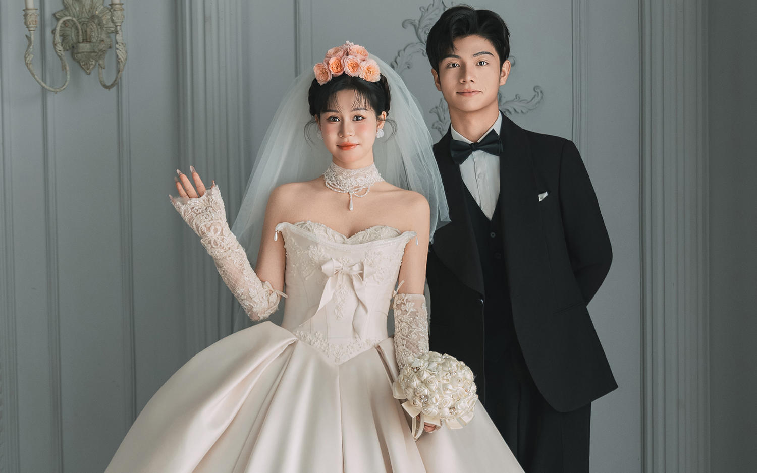 室内仪式感婚纱照