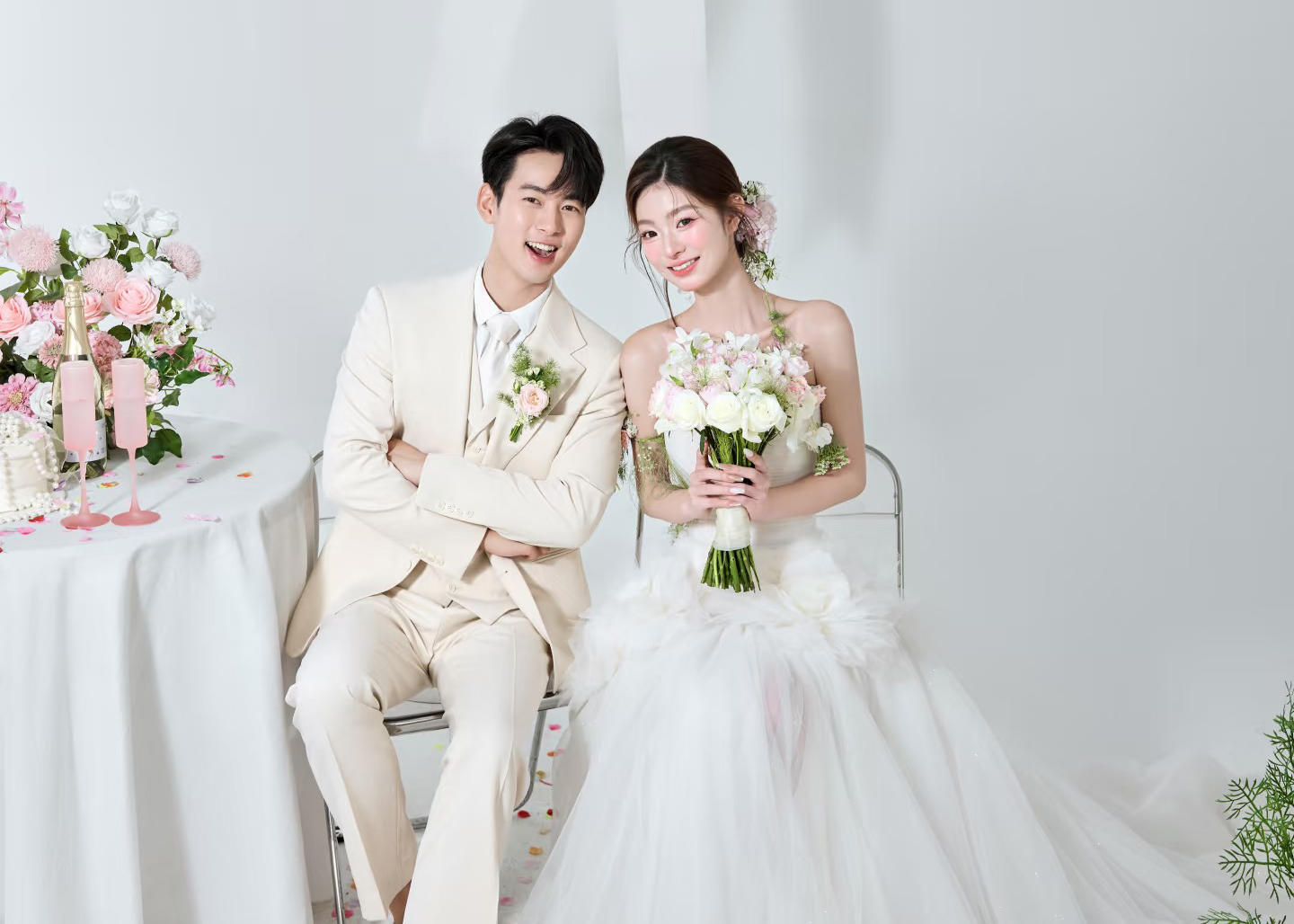 【优格】哦莫！被这组韩式小清新婚纱照甜晕噜