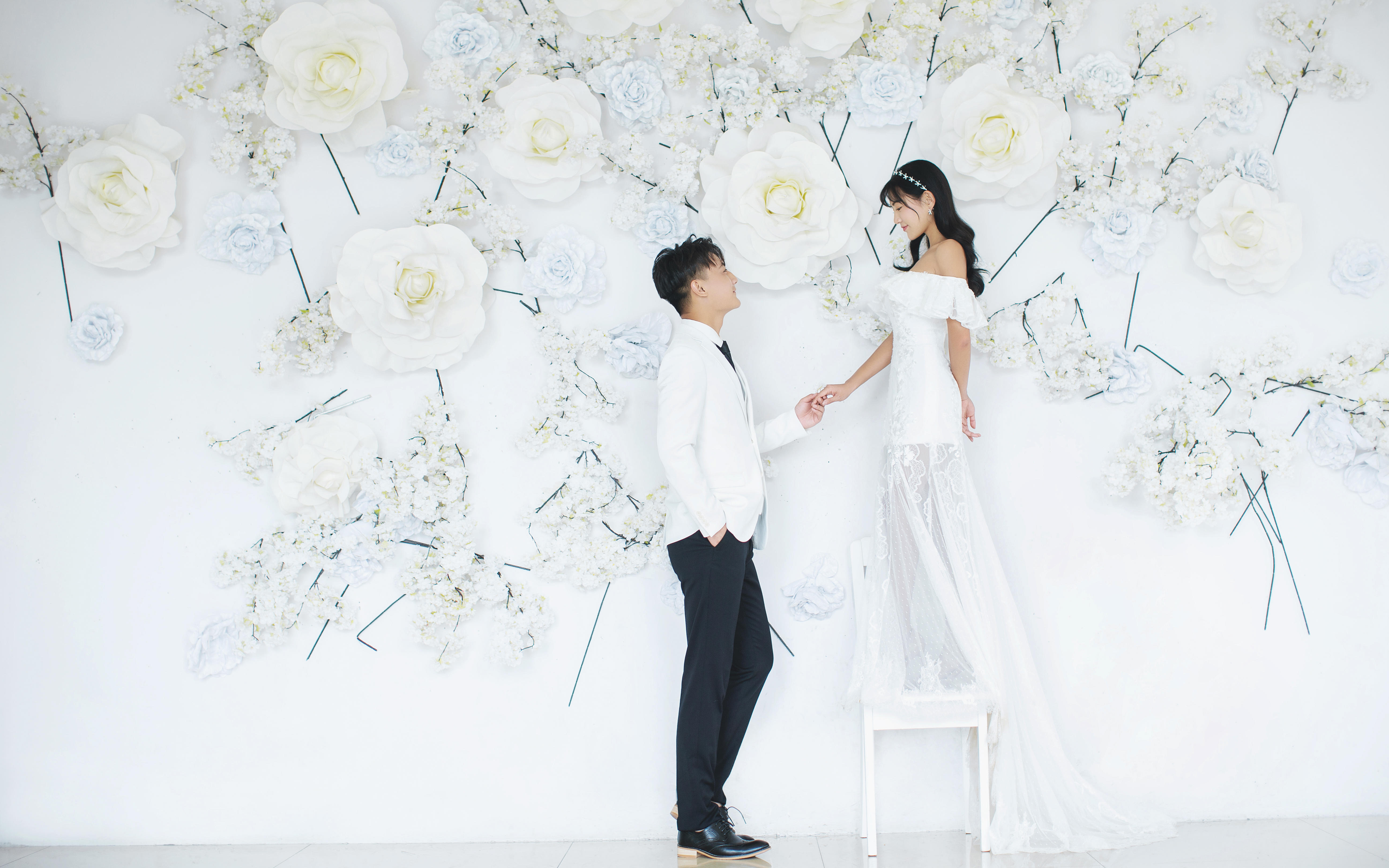 江门婚纱照韩式简约大气唯美婚纱照