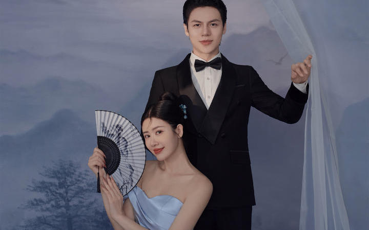 这么好看的工笔画婚纱照真的藏不住啦