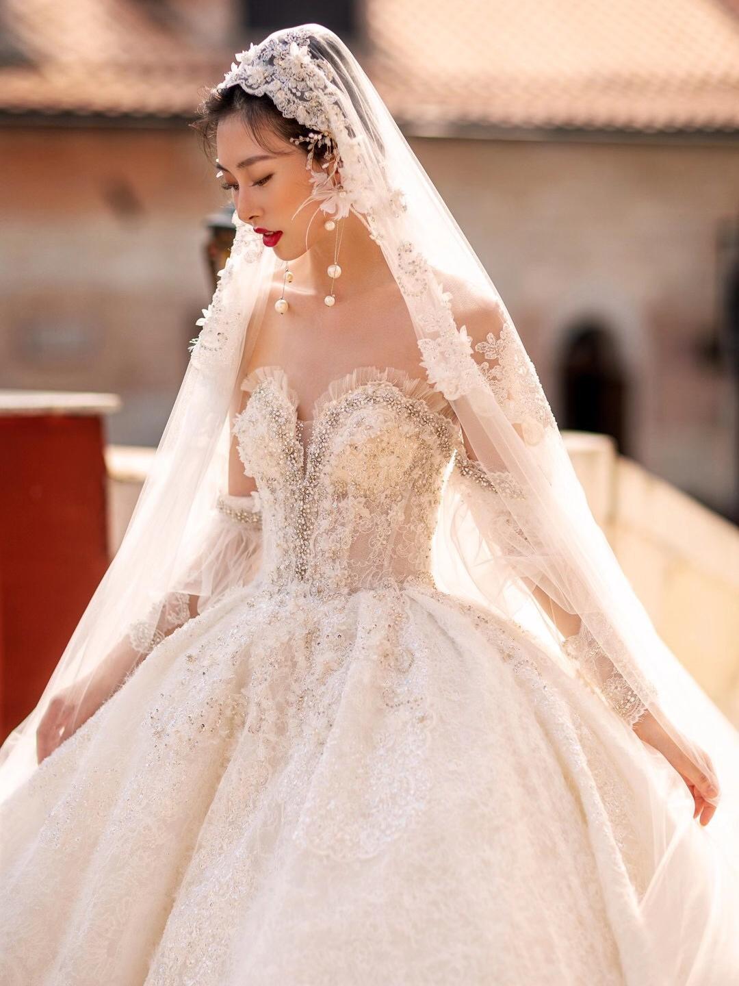 【安娜淑】韩式梦幻公主地蓬纱