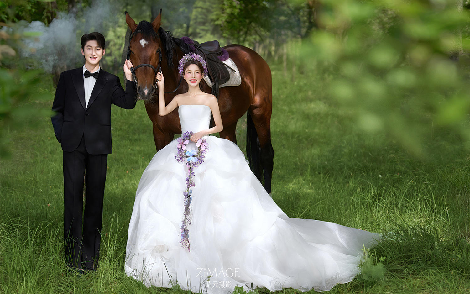 【完美假期】森系馬場定制婚照