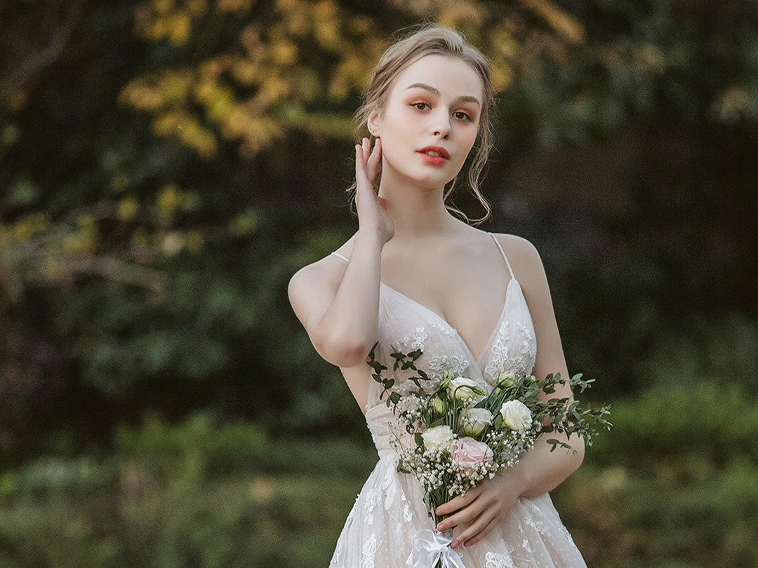 【花间】春夏新款小清新风格礼服