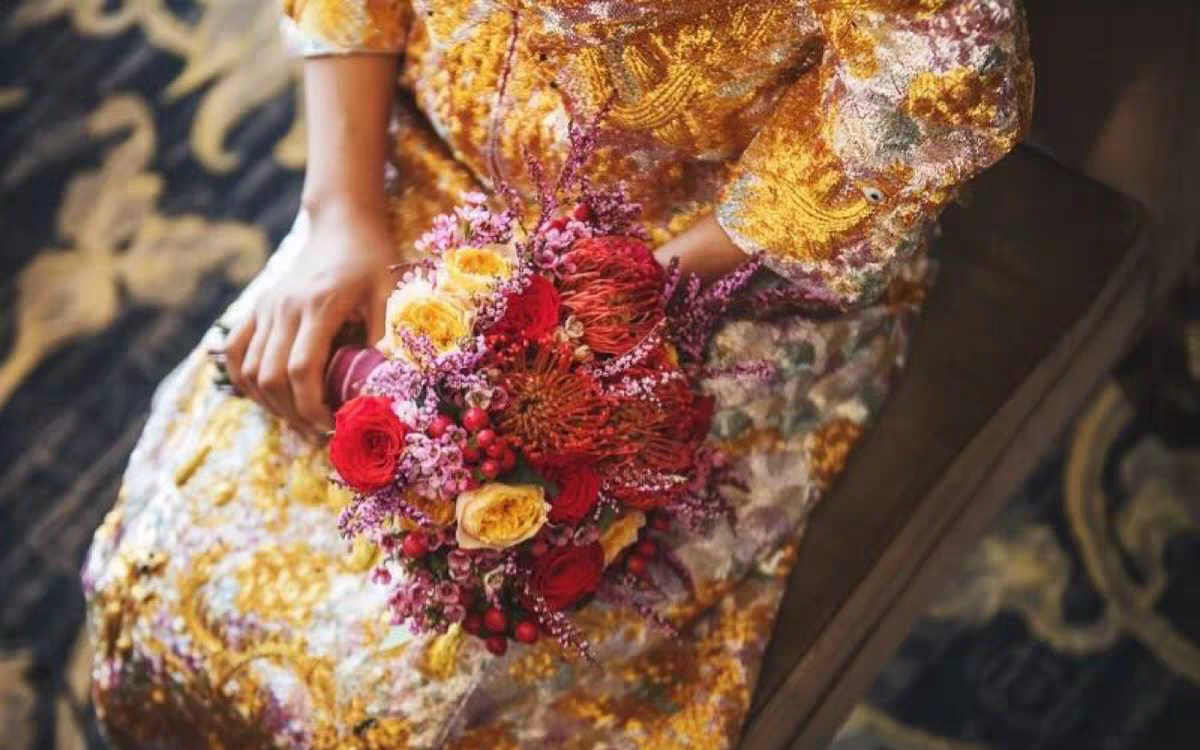 【IU婚纱】中式裙褂礼服