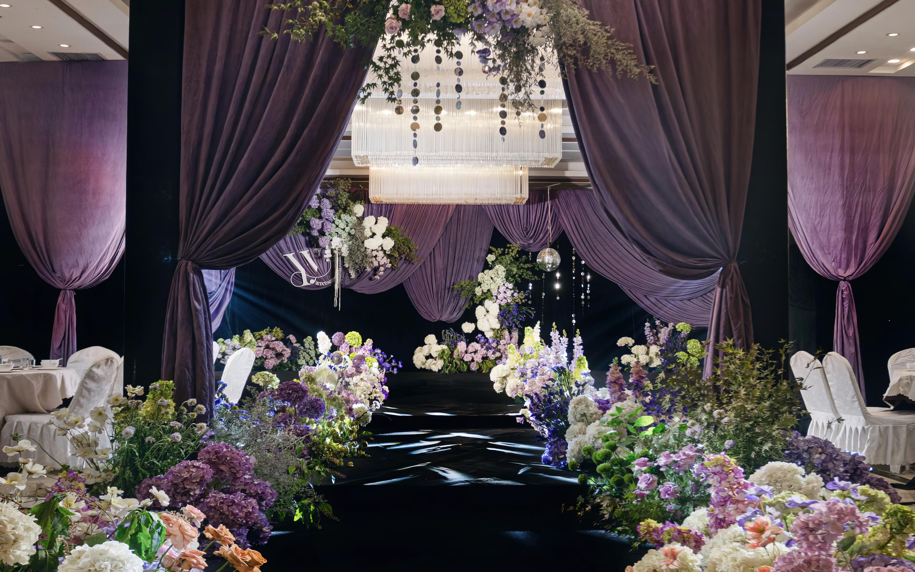 【欢初婚礼】 紫色氛围感高贵神秘