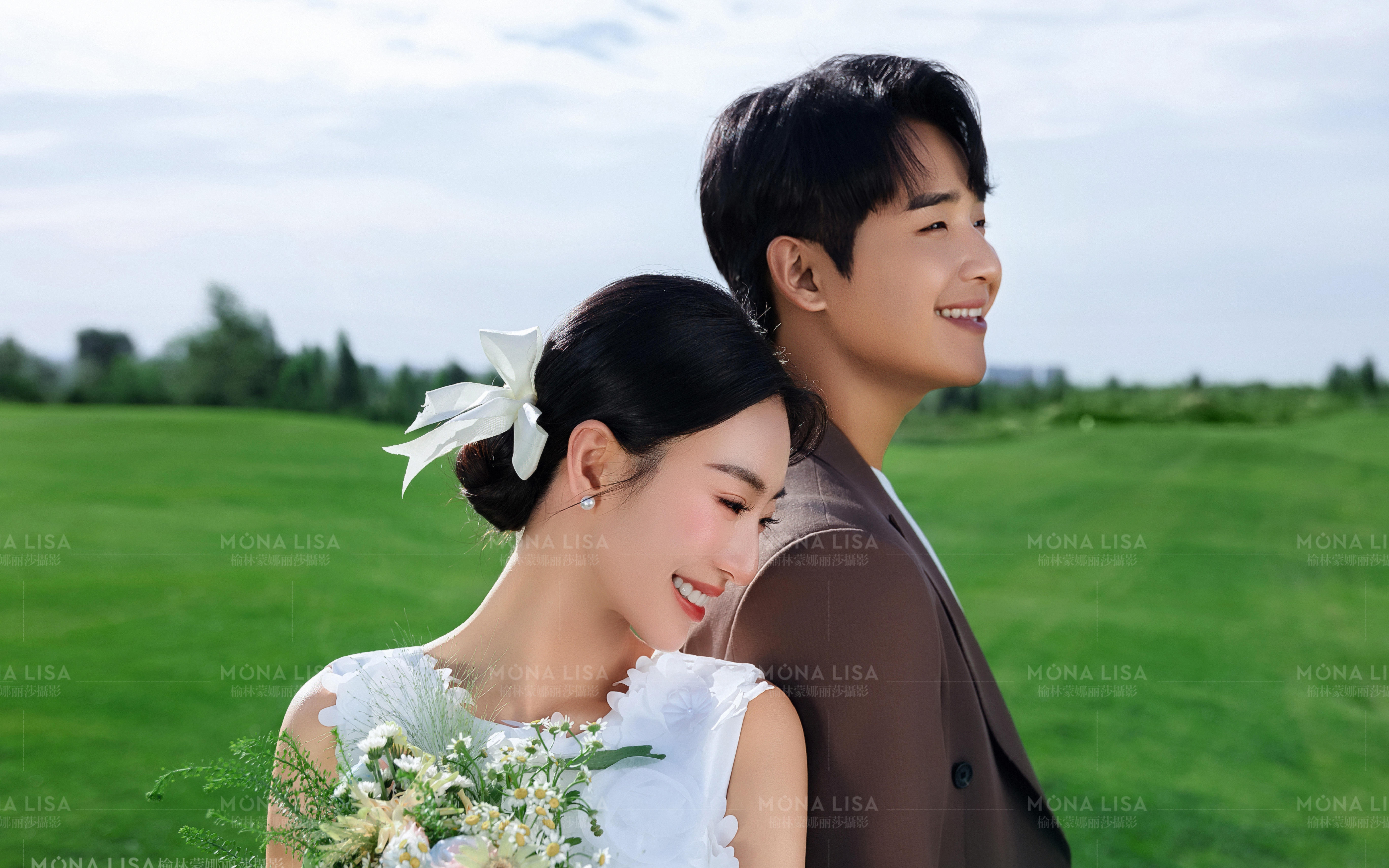 韩系简约风格婚纱照