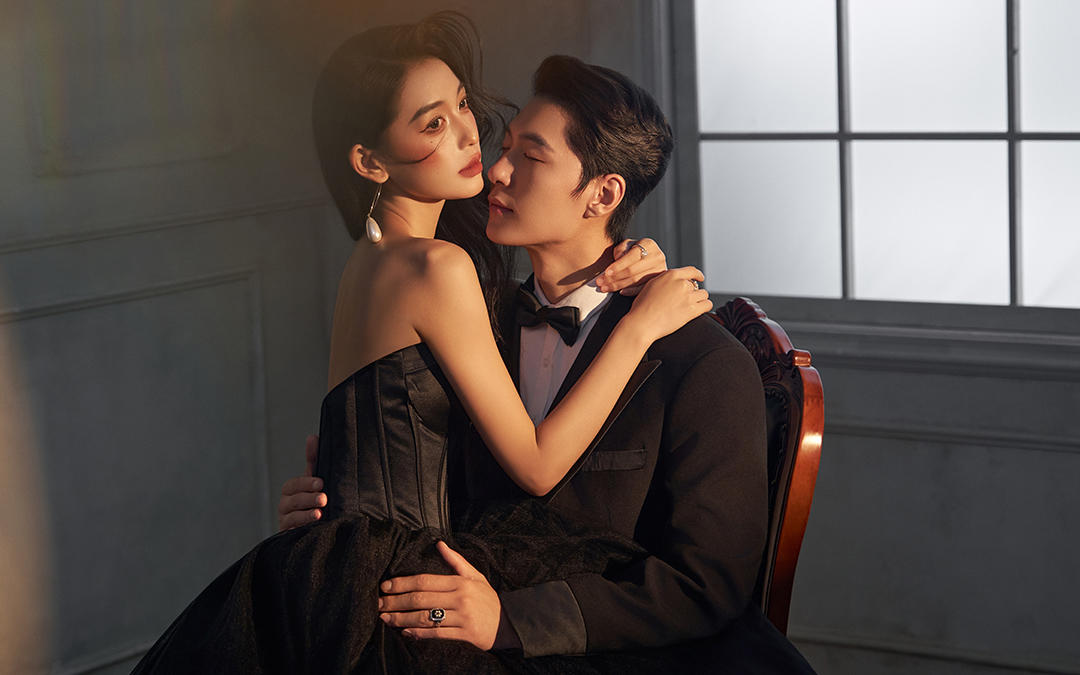 【西北龍攝影】被問爆的黑紗光影婚紗照