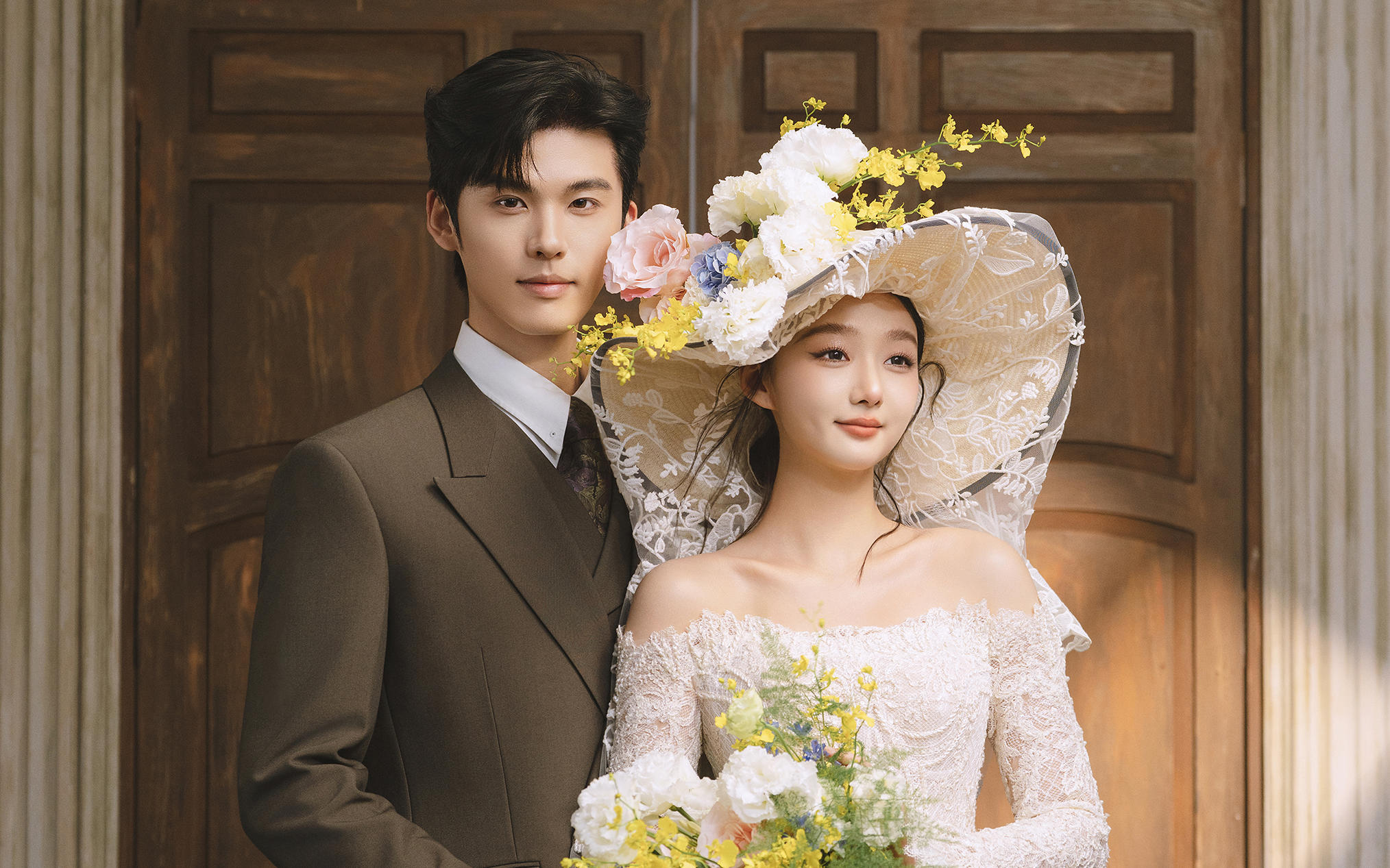 法式复古文艺婚纱照