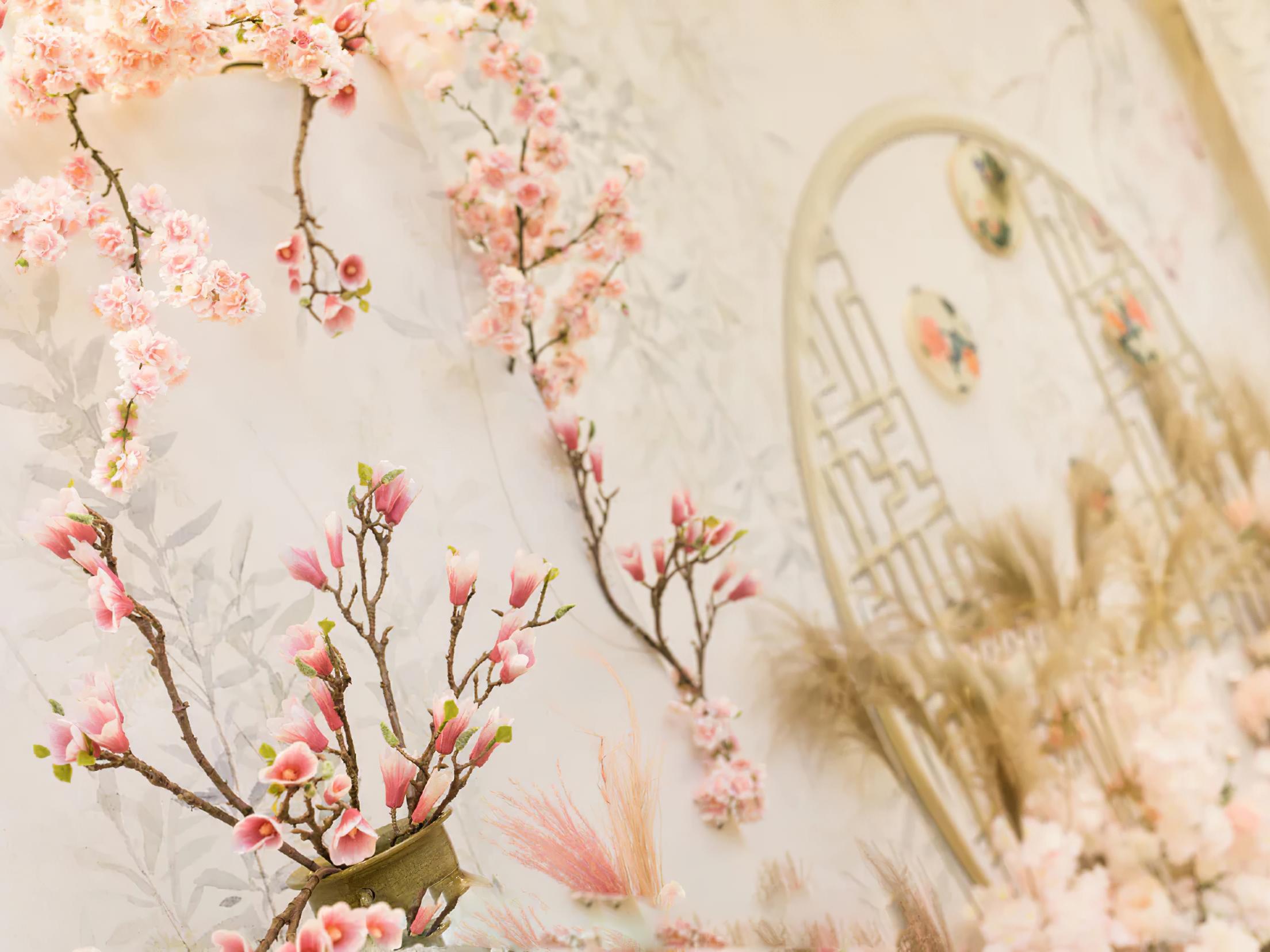 锦时定制款香槟色新中式婚礼