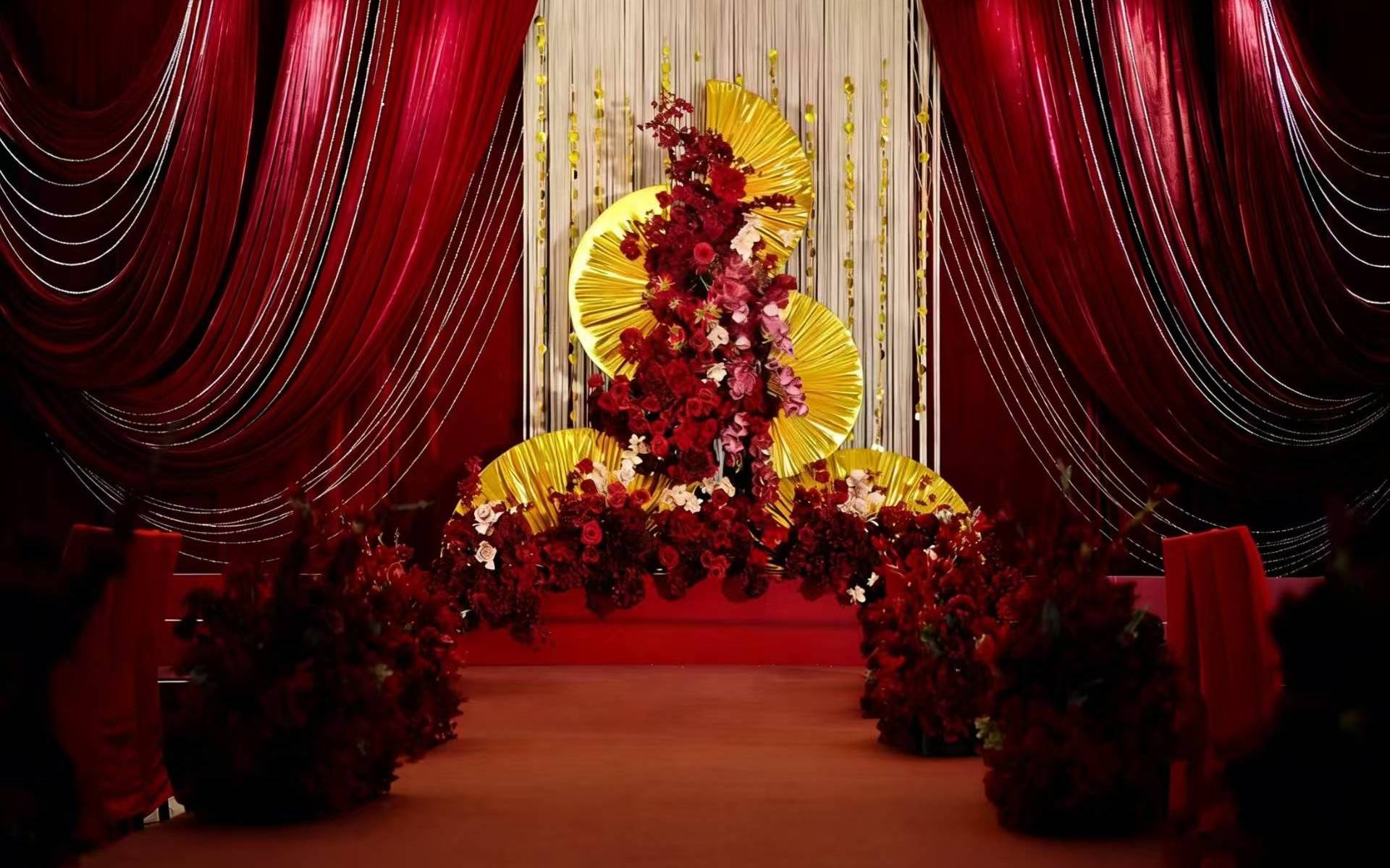 婚禮派·π新中式婚禮|紅金色東方美學的浪漫詩篇