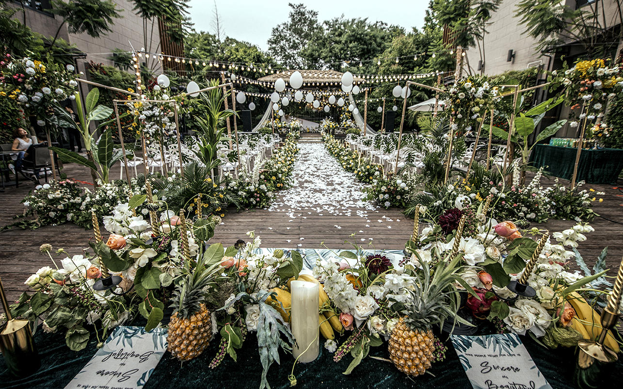 爱尔语典婚礼-庭院小型婚礼派