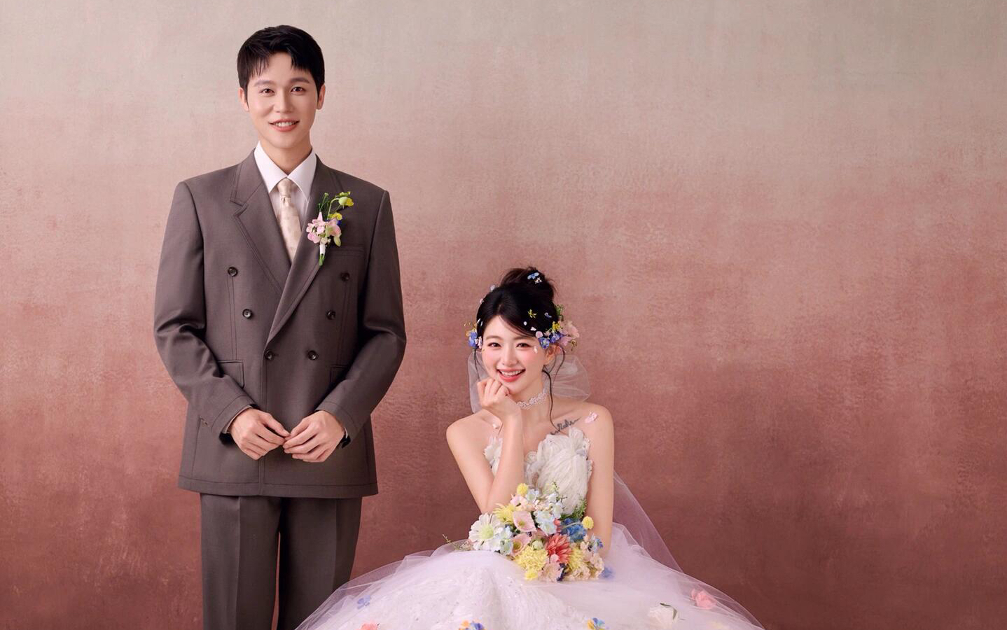 鲜花+少女感 -婚纱照出片buff叠满