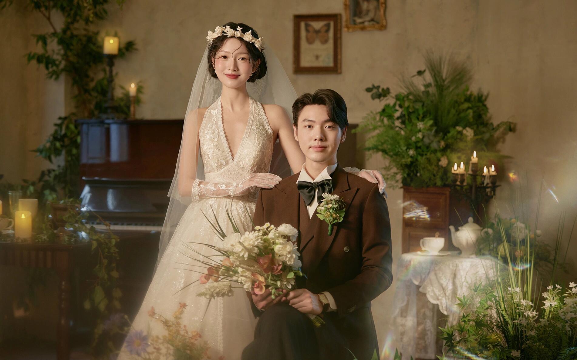 【小众法式】法式复古婚纱照建议姐妹们放心冲