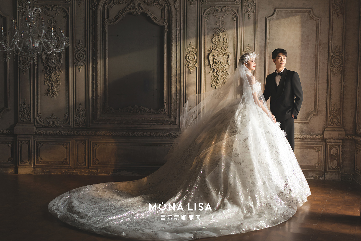 高级感爆棚的宫廷主纱婚纱照✨奢华瑰丽高贵