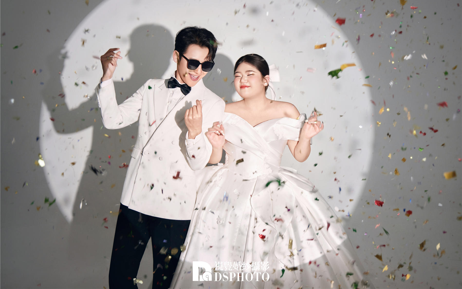 📸 大码女孩的婚纱照，也可以又甜又飒～